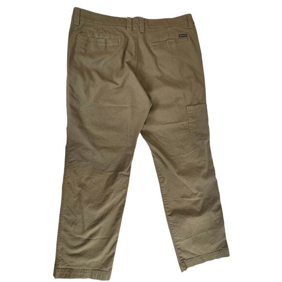 Columbia Pants Mens 38x32 Beige Chino Flex Roc Regular Stretch Hiking Outdoors - Picture 7 of 10